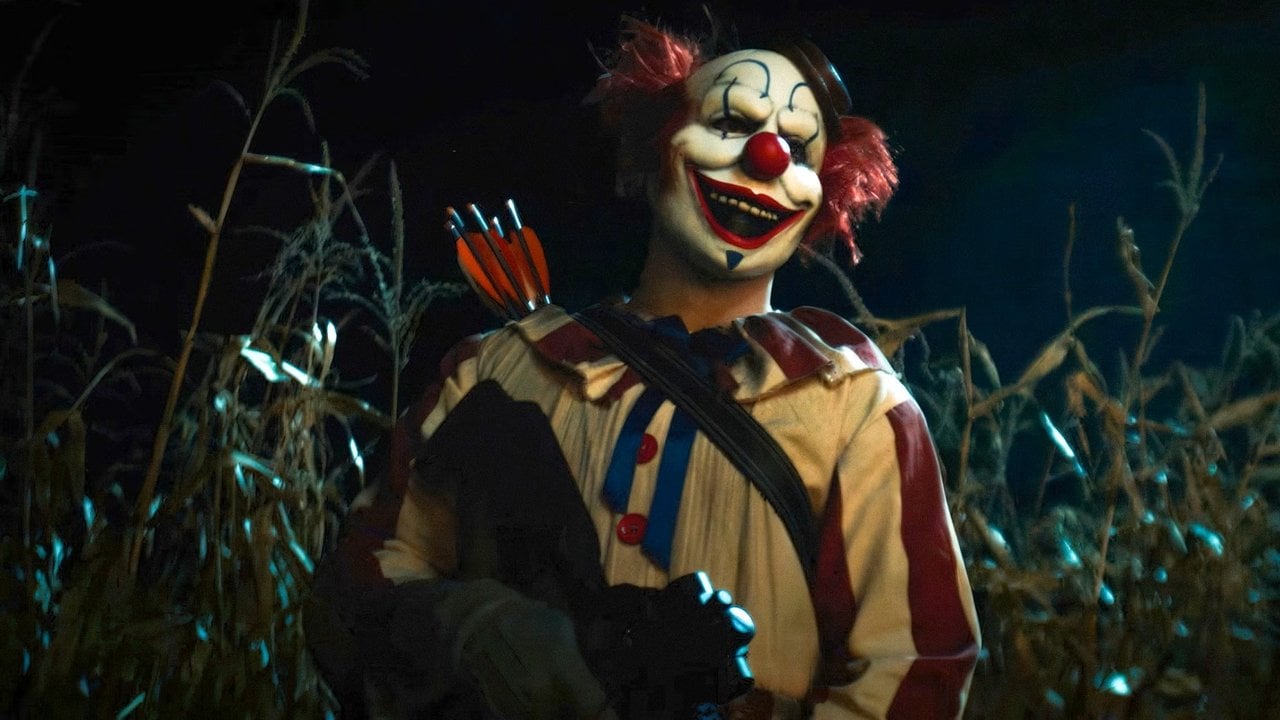 Clown in a Cornfield Hintergrundbild