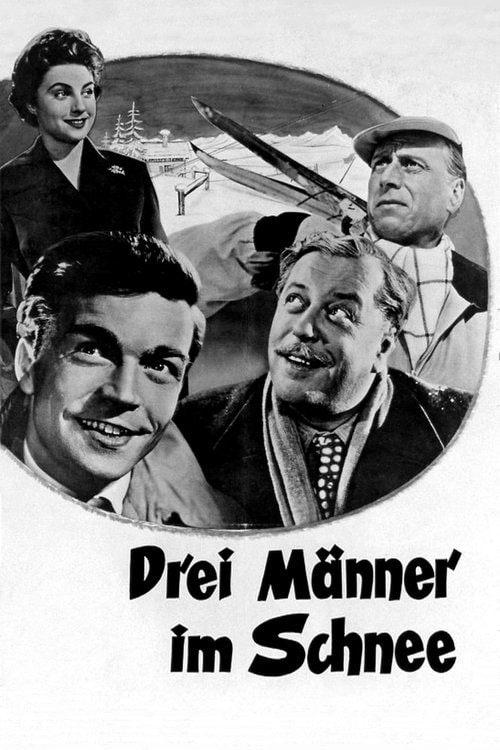 Drei Männer im Schnee Filmplakat